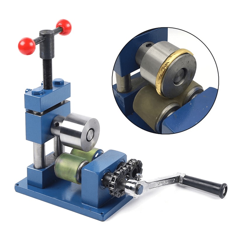 Hand Crank Jewelry Ring Bracelet Press Bending Machine Earring Processing Bender 1