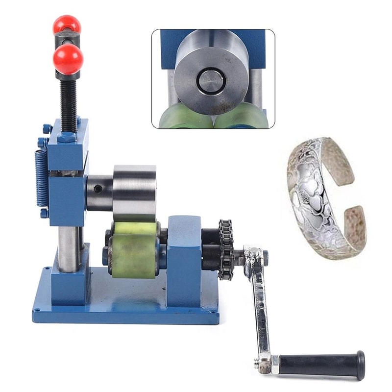 Hand Crank Jewelry Ring Bracelet Press Bending Machine Earring Processing Bender 4