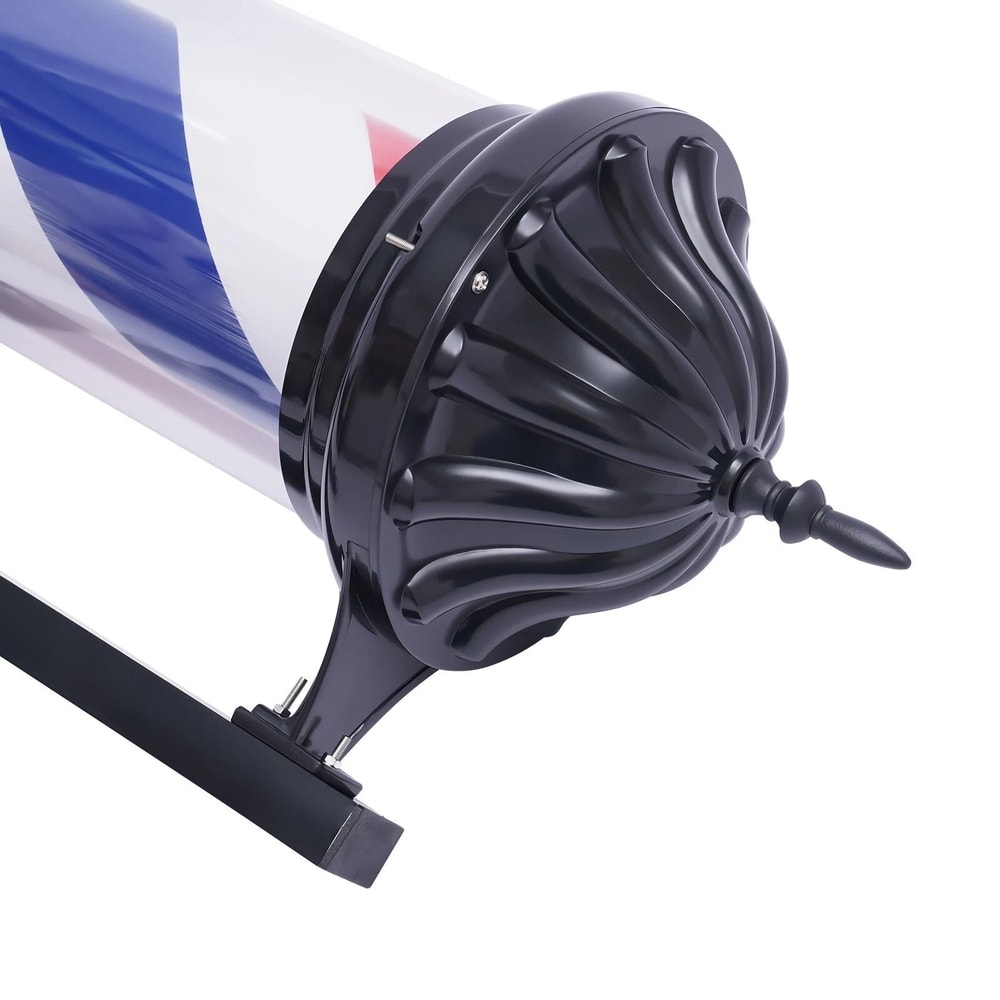 Premium LED Barber Pole Shop Sign Rotating LED Salon Open Light 3