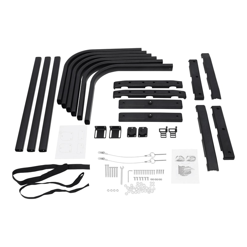 Universal Aluminum Truck Bed Extender Retractable Tailgate For Pickup 12