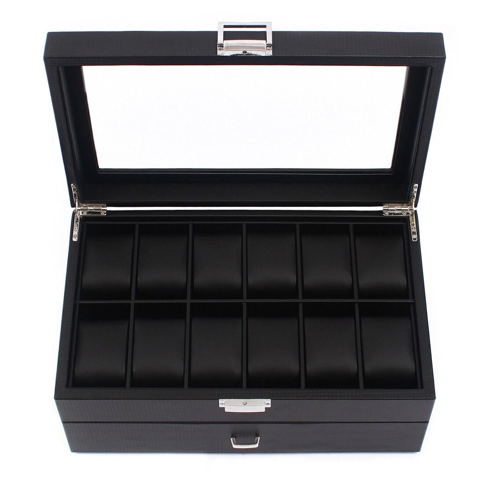 Premium Slot Watch Storage Box Jewelry Organizer Case For Men 1