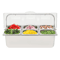 Ice Food Serving Display Tray With Roll Top Cover For Fruit Seafood Buffet 15