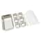 Ice Food Serving Display Tray With Roll Top Cover For Fruit Seafood Buffet 16