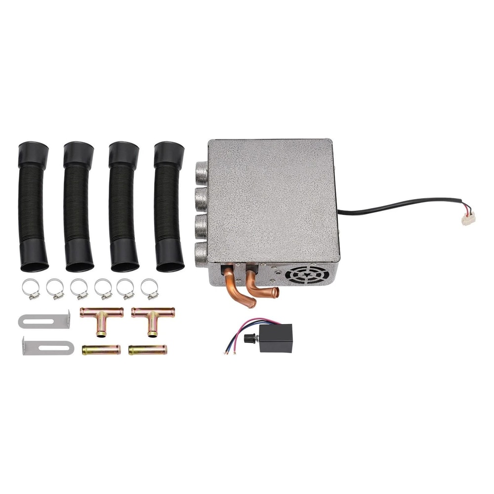 Universal Auto Cab Underdash Heater With Port Copper Tube Speed Control 0