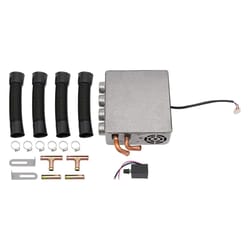 universal auto cab underdash heater with port copper tube & speed control