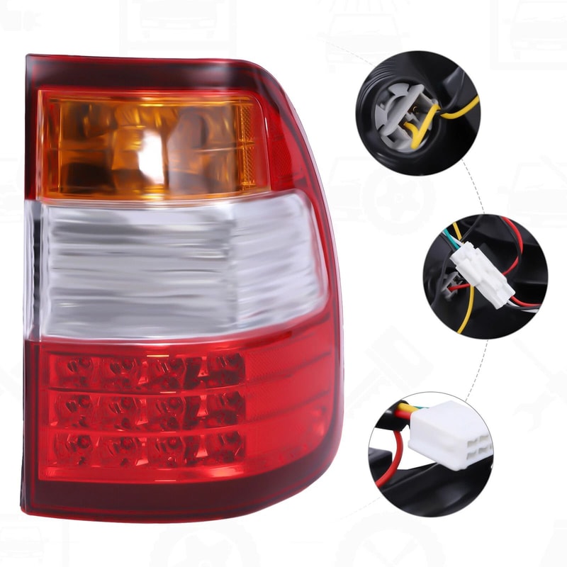 Passenger Rear Outer Brake Tail Light For Toyota Land Cruiser Replacement Tail Lamp 3