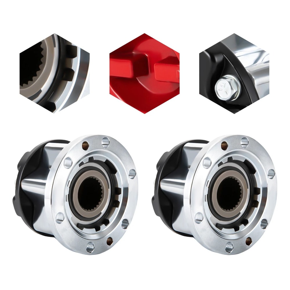 Pair Toyota Pickup Locking Hubs Manual WD Free Wheel Hub Set 10