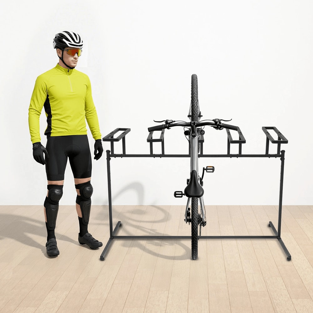 Bike Rack Adjustable Metal Bike Storage Rack For Garage And Commercial Use 2