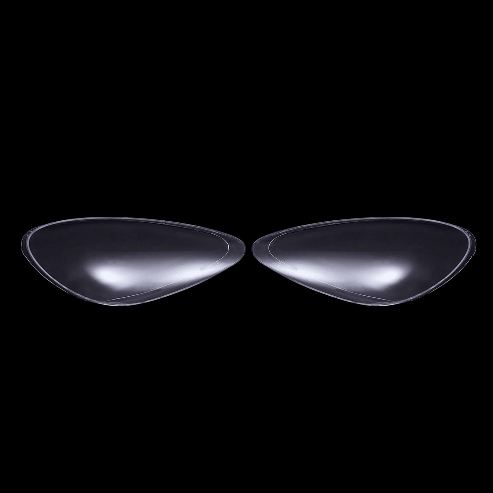 Porsche Cayenne Headlight Lens Cover Pair Left Right Clear PC 10