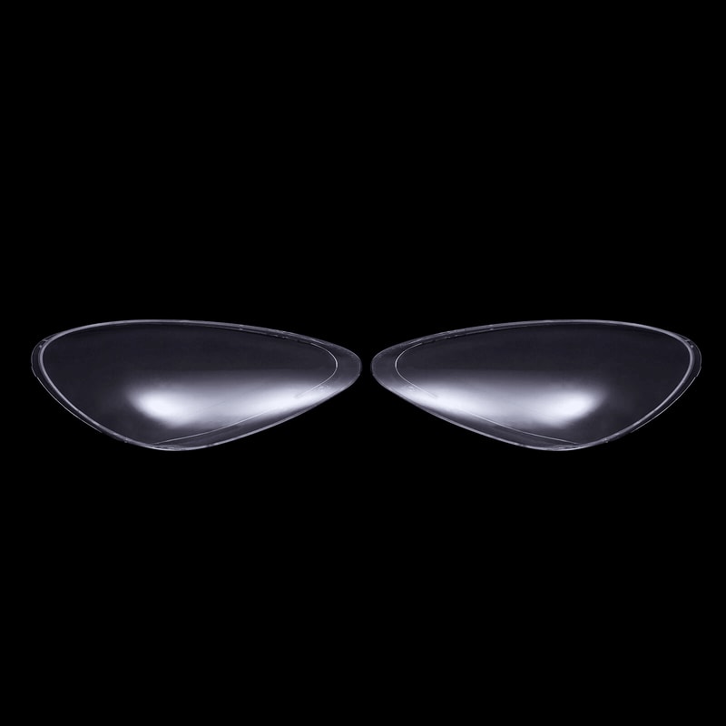 Porsche Cayenne Headlight Lens Cover Pair Left Right Clear PC 10