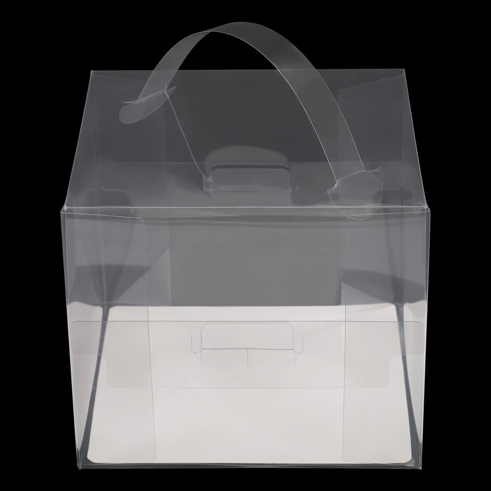 Clear Cake Boxes Plastic Cake Carrier For Baking Gifts 11