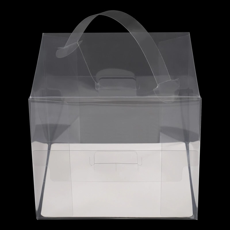 Clear Cake Boxes Plastic Cake Carrier For Baking Gifts 11