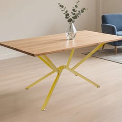 premium gold metal table legs modern crossed diy iron coffee & desk support