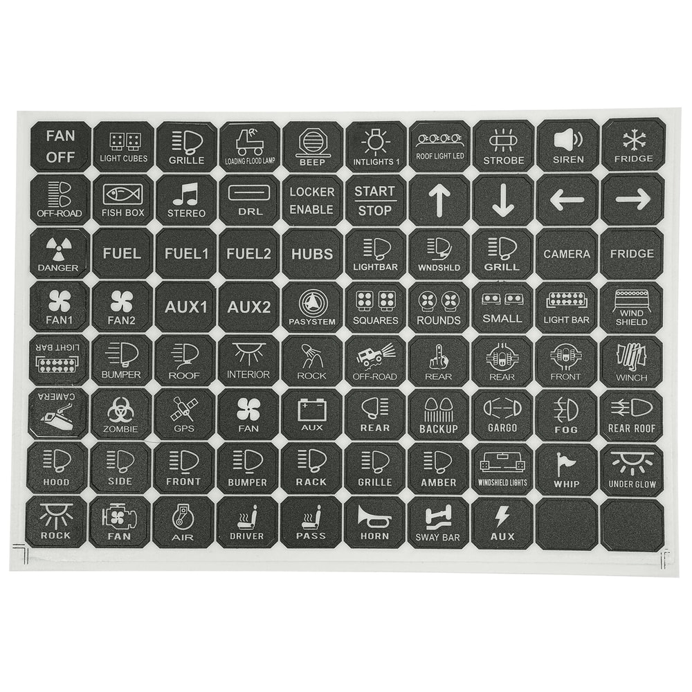 Premium Circuit Gang Switch Panel With Control Box For Marine RV 10