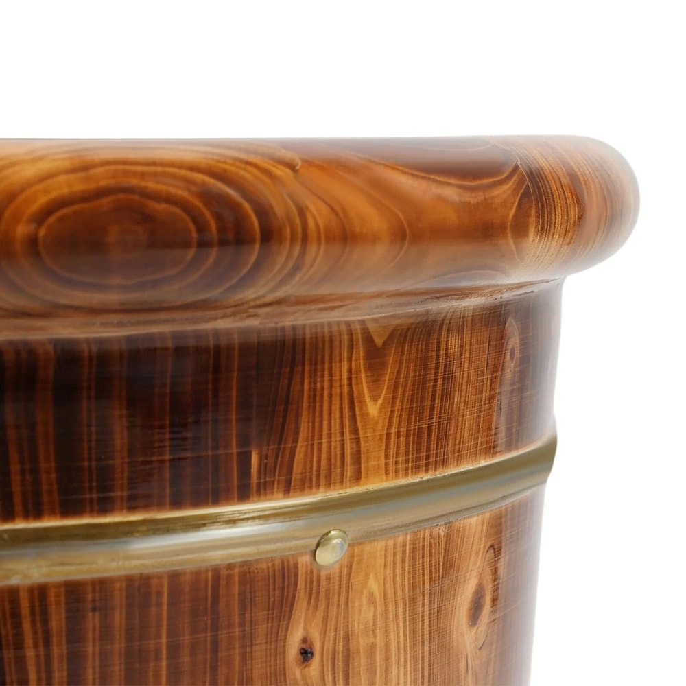 Natural Wooden Foot Bath Bucket With Massage Roller For Relaxing Foot Soaks 10