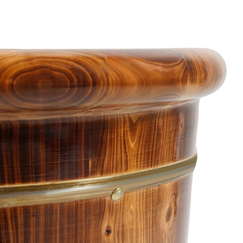 Natural Wooden Foot Bath Bucket With Massage Roller For Relaxing Foot Soaks 10