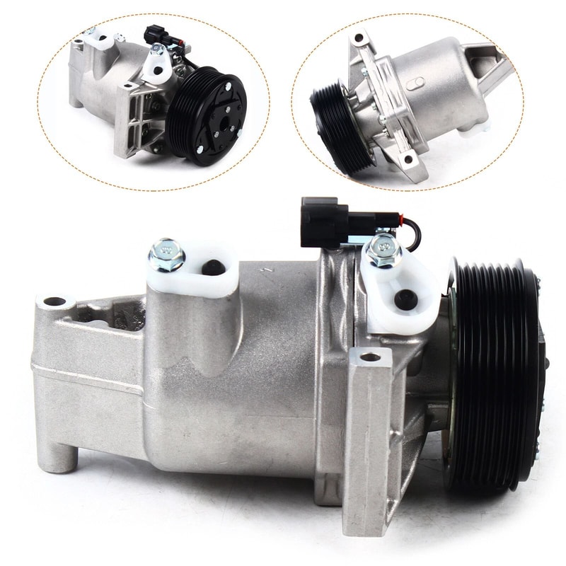 Premium Auto AC Compressor With AC Clutch Direct Replacement For Nissan Versa Juke 10