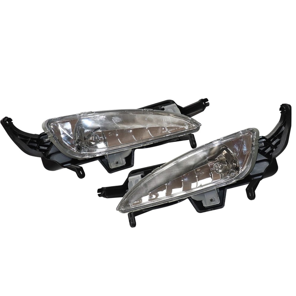 Kia Optima Front Bumper Fog Light Halo Bezel Kit Direct Replacement Fog Lights 3