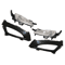 Kia Optima Front Bumper Fog Light Halo Bezel Kit Direct Replacement Fog Lights 15