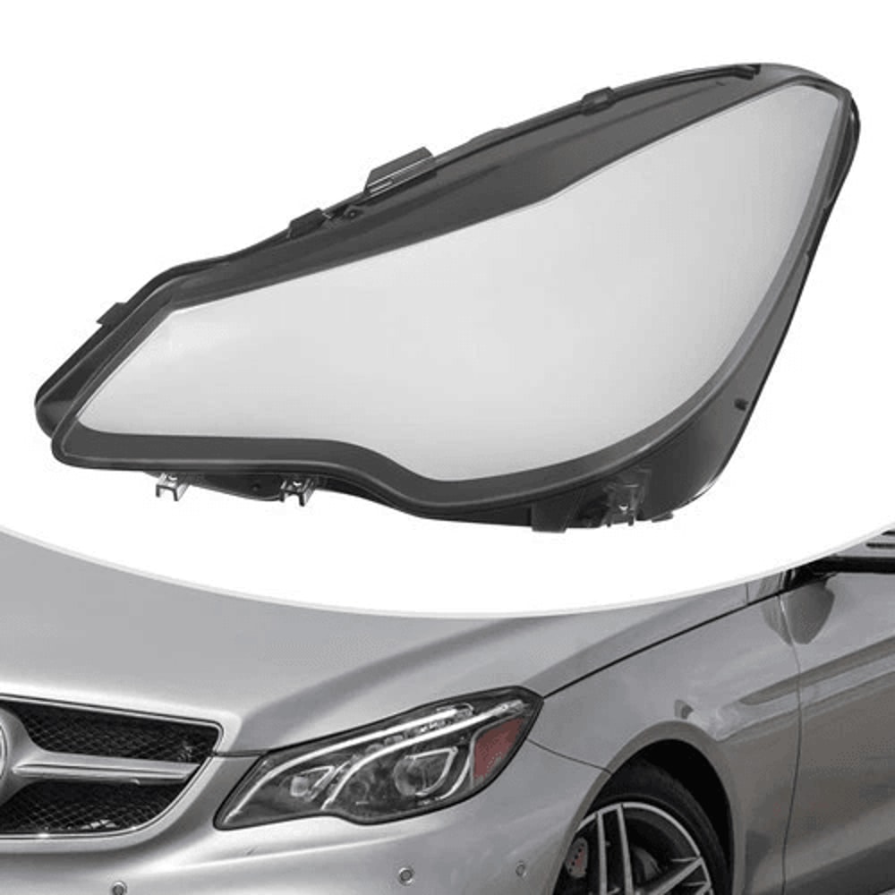 Mercedes Coupe Left Headlight Lens Cover Clear Replacement 1