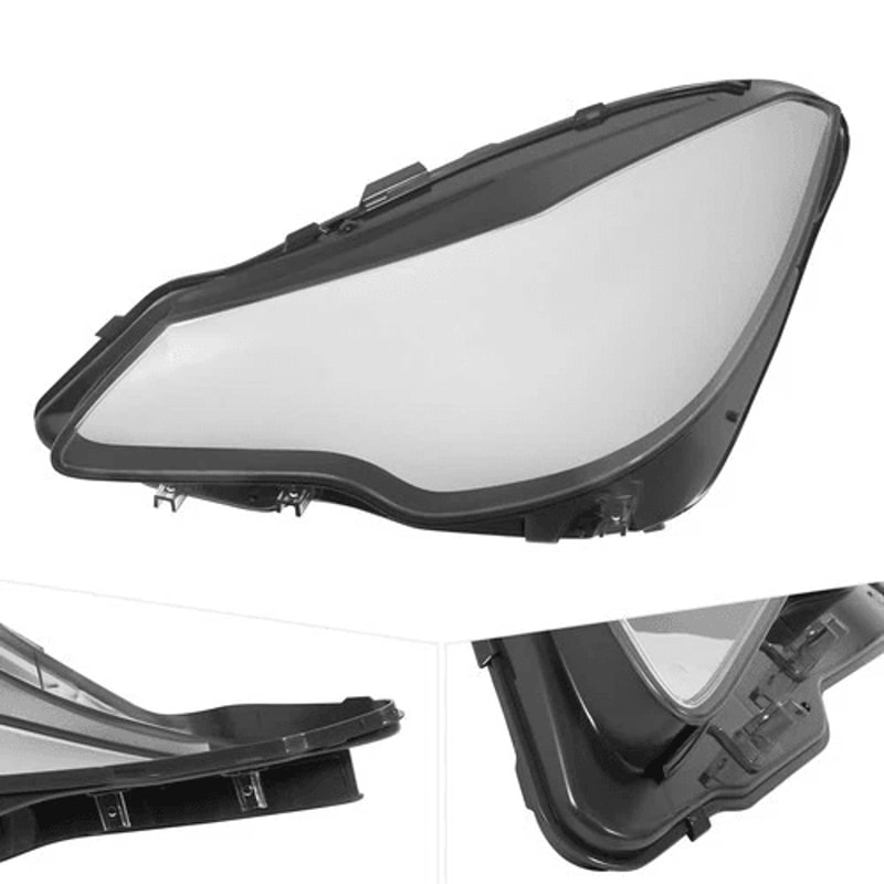 Mercedes Coupe Left Headlight Lens Cover Clear Replacement 9