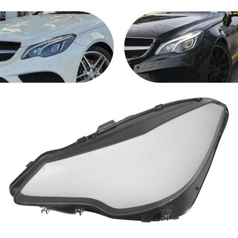 Mercedes Coupe Left Headlight Lens Cover Clear Replacement 10