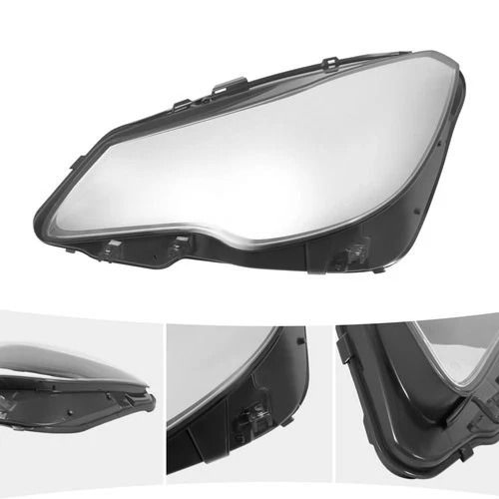 Mercedes Coupe Left Headlight Lens Cover Clear Replacement 11