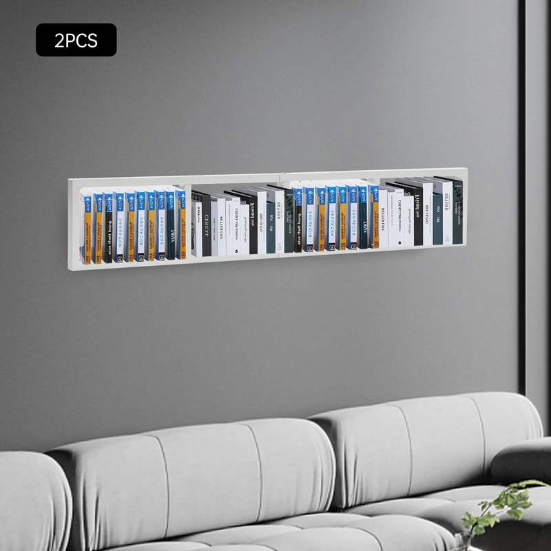Wall Mount Media Storage Rack For CDs DVDs Games And Collectibles 4