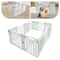 Premium Indoor Dog Playpen Pet Safety Fence Panel Pet Exercise Pen With Door Spacious Sturdy Easy 4