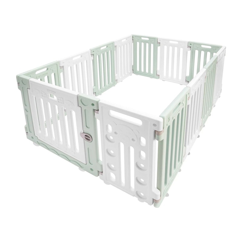 Premium Indoor Dog Playpen Pet Safety Fence Panel Pet Exercise Pen With Door Spacious Sturdy Easy 5