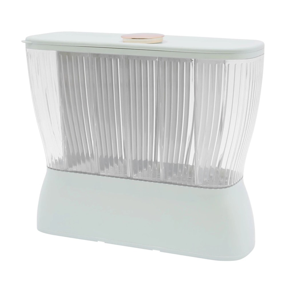 Premium Grid Bulk Rice Storage Container Dry Food Dispenser For Kitchen Organization 15