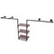 Rustic Industrial Pipe Clothing Rack Wall Mounted Metal Garment Rail For Retail Display 1