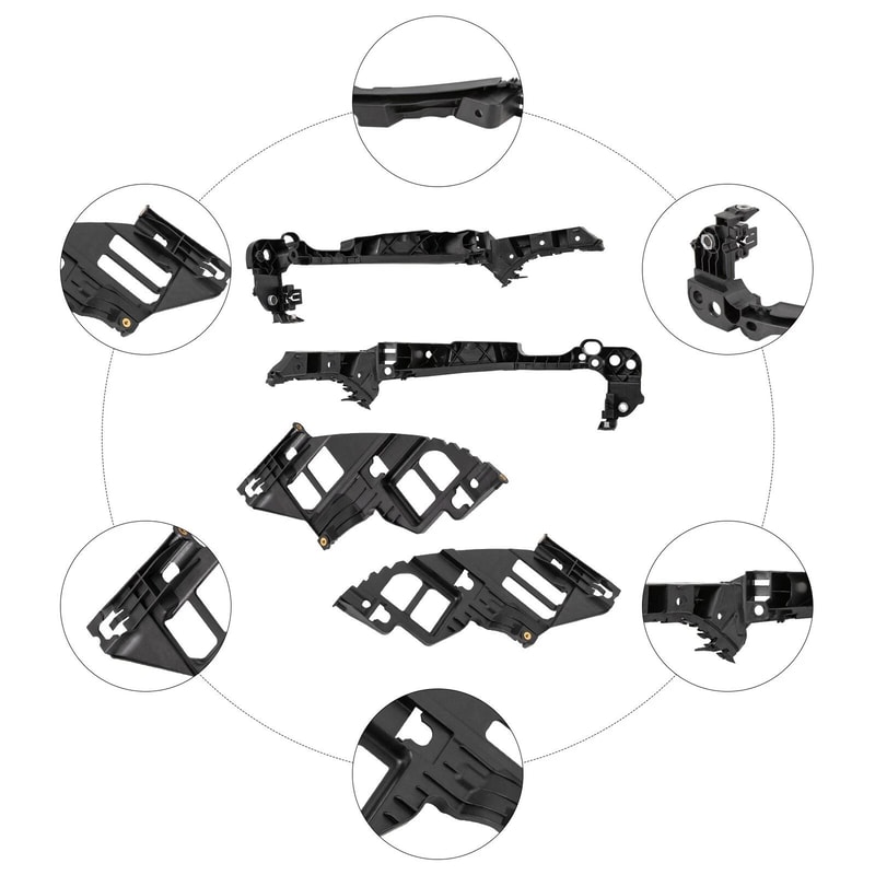 VW Golf GTI MK Front Headlight Support Bracket Set 14