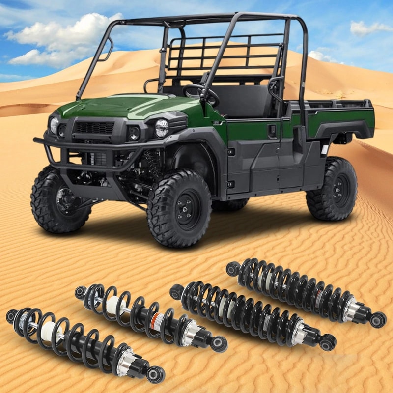 Front Left Right Shock Absorbers For Kawasaki Mule Pro 2