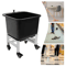 Commercial Floor Mop Sink With Wheels Deep Utility Basin And Pop Up Drain 0