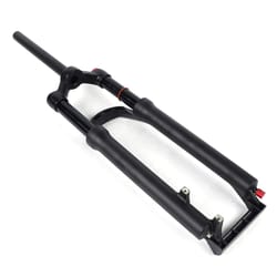 mtb suspension front fork travel black mountain bike shock