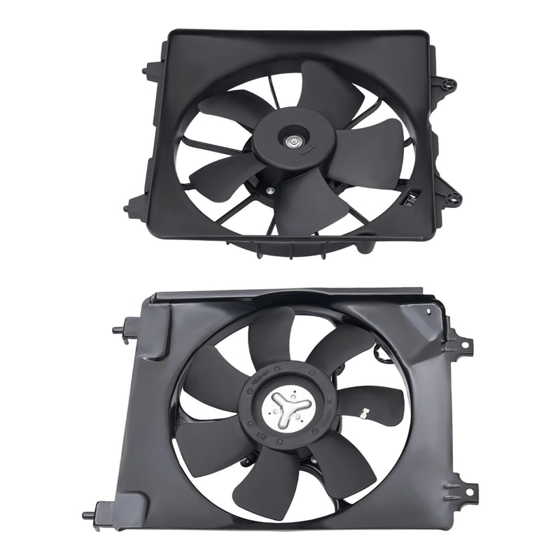 Honda Civic Cooling Fan And AC Condenser Fan Set 15