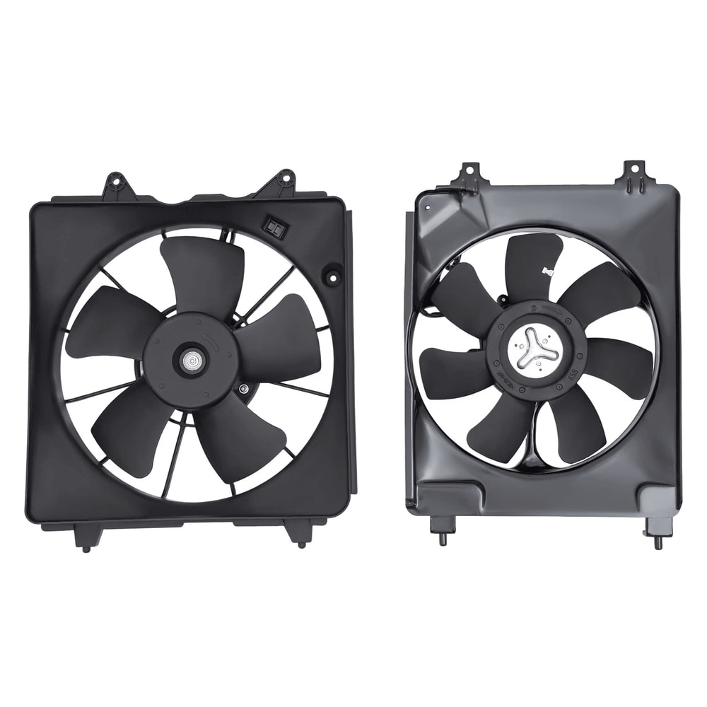 Honda Civic Cooling Fan And AC Condenser Fan Set 16