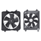 Honda Civic Cooling Fan And AC Condenser Fan Set 16