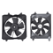 Honda Civic Cooling Fan And AC Condenser Fan Set 16
