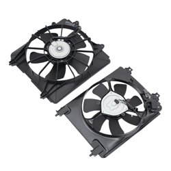 honda civic cooling fan and ac condenser fan set