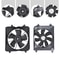 Honda Civic Cooling Fan And AC Condenser Fan Set 6