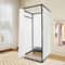 Premium Retail Fitting Room Booth Portable Changing Room With Iron Linen Cloth For Stores And Even 1