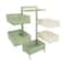 Tier Rotating Storage Rack With Wheels For Kitchen Pantry And Produce 12