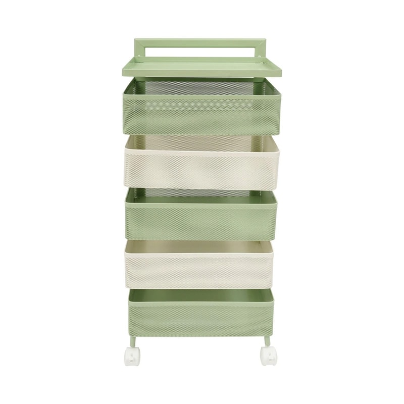 Tier Rotating Storage Rack With Wheels For Kitchen Pantry And Produce 14