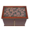 Layer Brown Jewelry Box Organizer With Drawers 10
