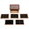 Layer Brown Jewelry Box Organizer With Drawers 16