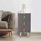 Modern Small Bedside Cabinet With Drawers Narrow Nightstand For Bedroom Storage 17