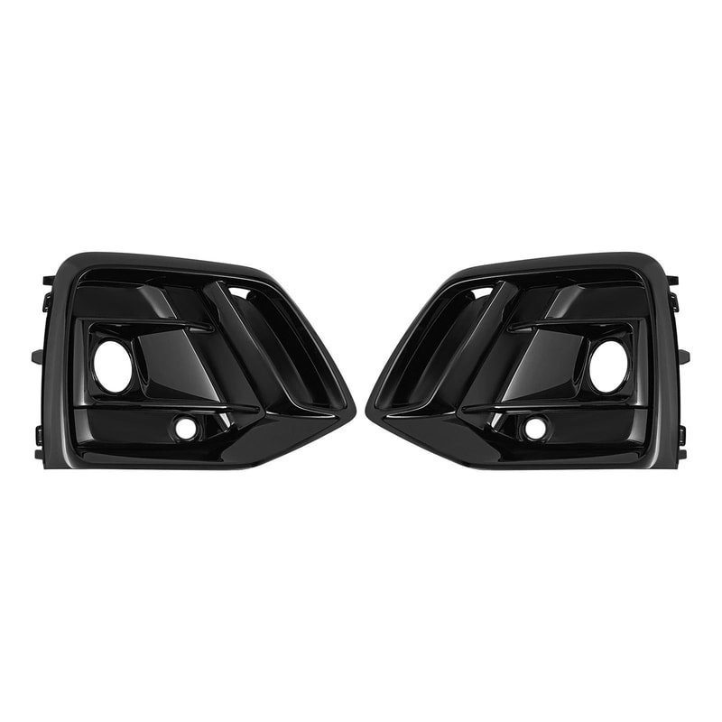 Audi Fog Light Cover Grille Pair For Sportback Front Bumper 2