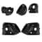 Audi Fog Light Cover Grille Pair For Sportback Front Bumper 3
